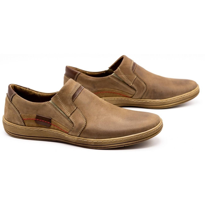 Olivier Miesten nahkakenkä 520 ruskea 2