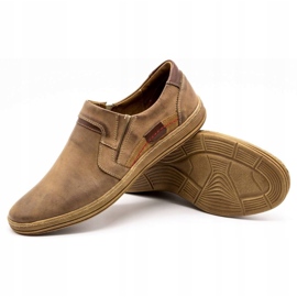 Olivier Miesten nahkakenkä 520 ruskea 3