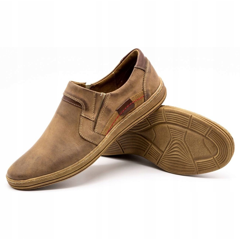 Olivier Miesten nahkakenkä 520 ruskea 3