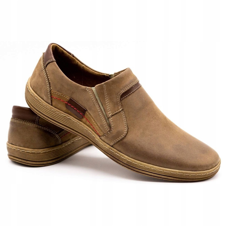 Olivier Miesten nahkakenkä 520 ruskea 4