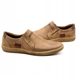 Olivier Miesten nahkakenkä 520 ruskea 5