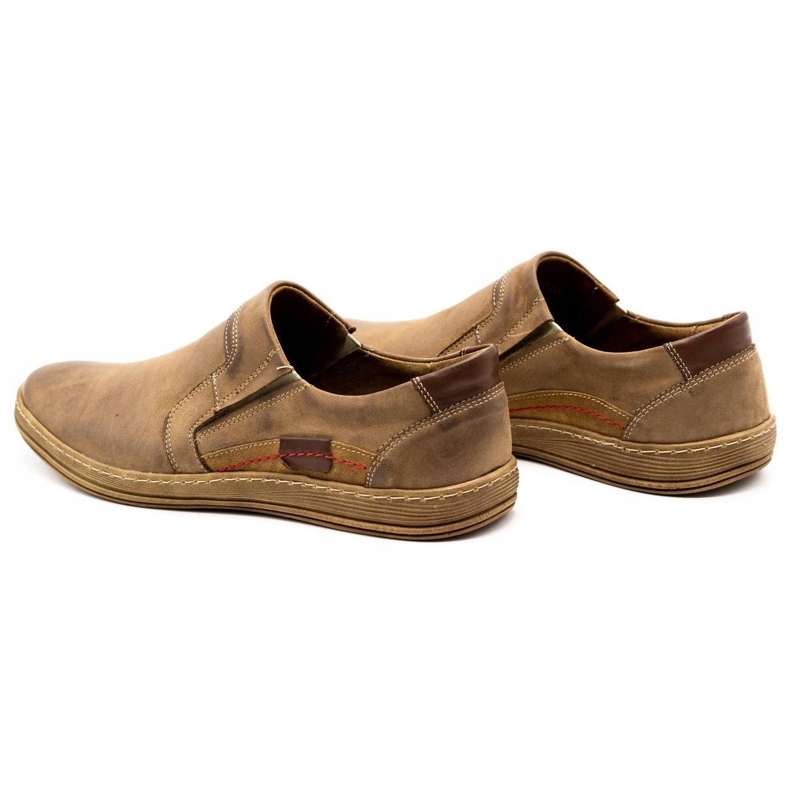 Olivier Miesten nahkakenkä 520 ruskea 6