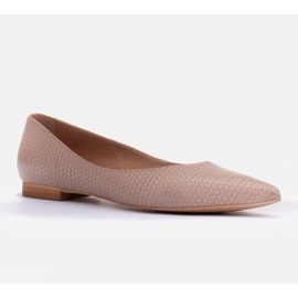 Marco Shoes Hienovaraiset balerinat beige 1