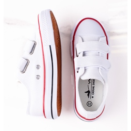 Velcro tennarit lapsille Vico valkoinen 1