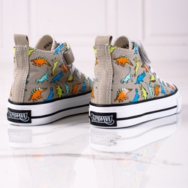 Korkeat tennarit pojille Shelovet harmaat dinosaurukset 1