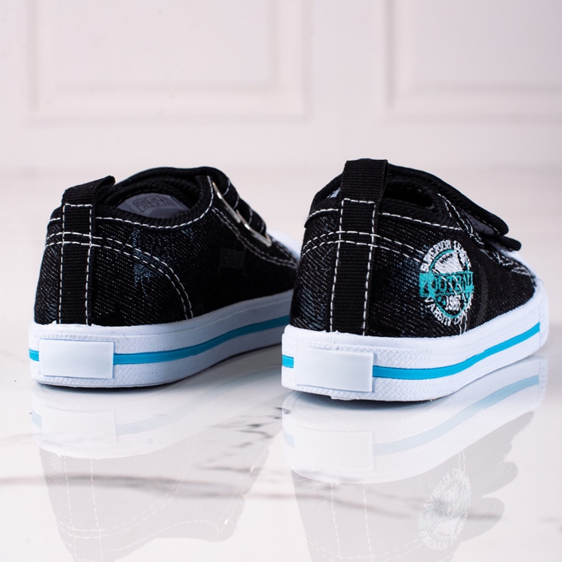 Shelovet poikien tennarit mustalla tarranauhalla 1