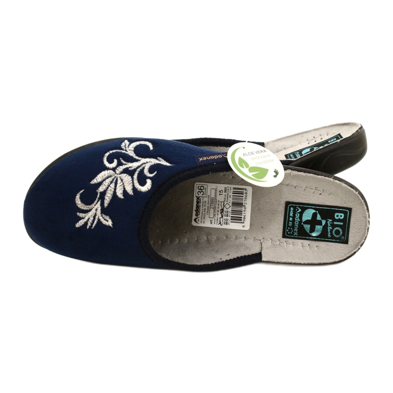 Adanex 27860 laivastonsiniset velouuritossut sininen 5