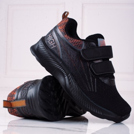 Shelovet poikien tennarit, joissa musta kaksinkertainen tarranauha 1