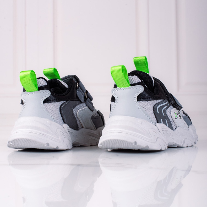 Shelovet poikien tennarit, joissa paksu pohja, vaaleanharmaa 2