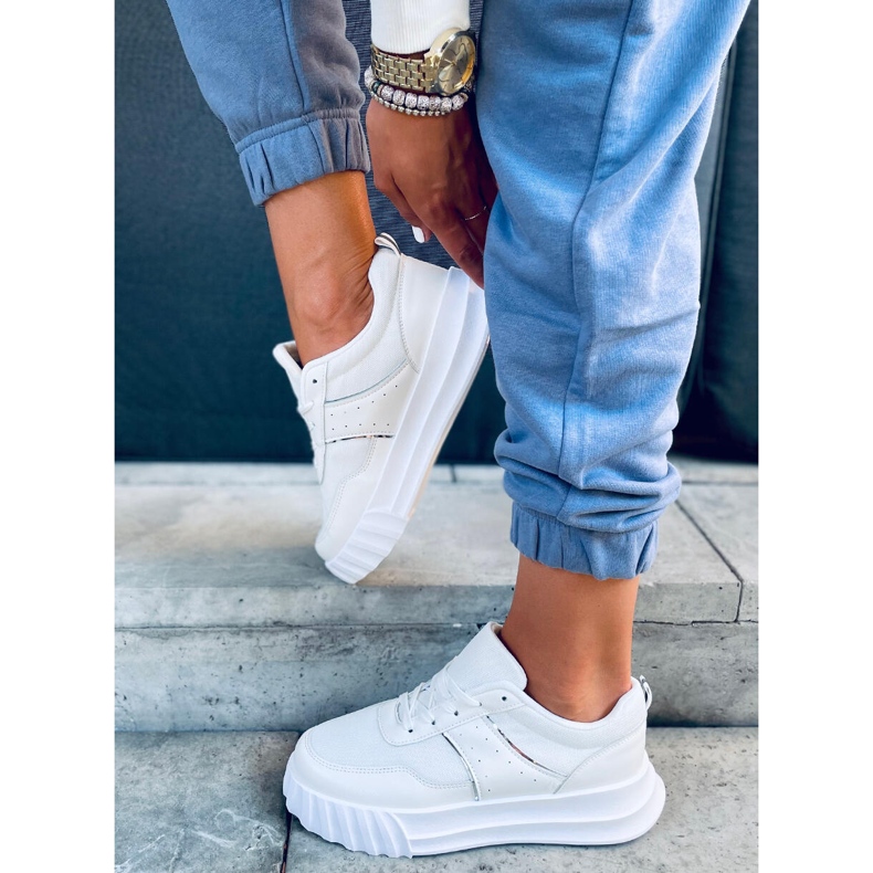 Perla White naisten urheilukengät valkoinen 1