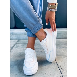 Eila Pink tennarit valkoinen sininen vaaleanpunainen 2