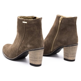 Olivier Naisten nahkakengät, jotka on eristetty maapallonruskeilla korkokengillä ruskea 9