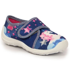 Tarranauhatossut yksisarvisella Befado Jr BEF35A laivastonsinisellä laivastonsininen 2