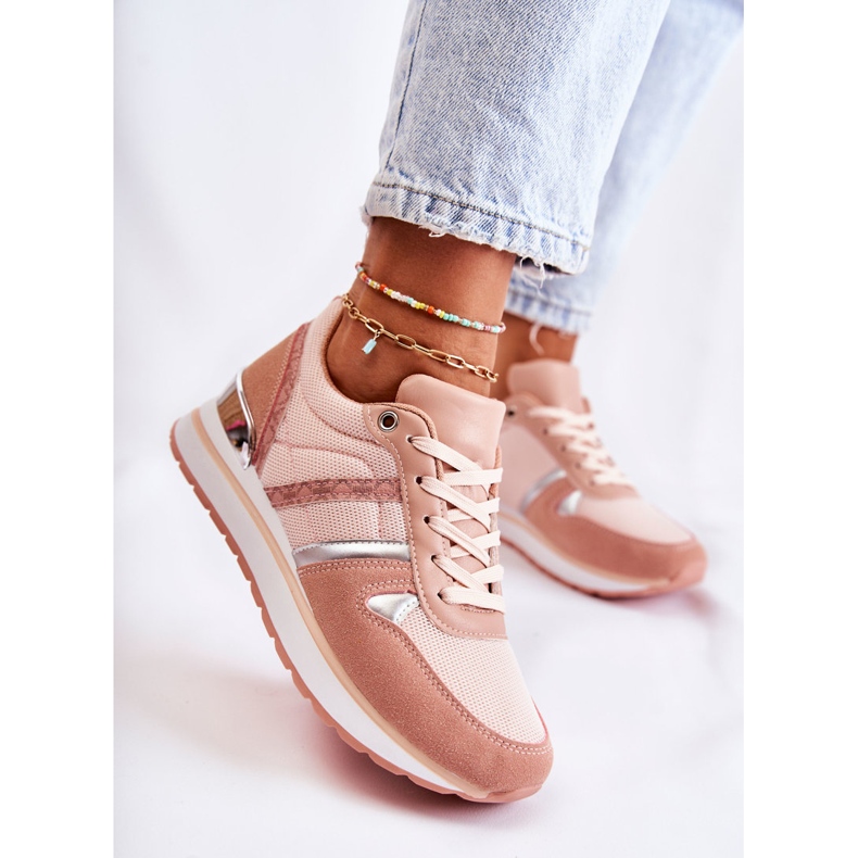 PG1 Klassiset naisten urheilukengät Pink Elenes vaaleanpunainen 1