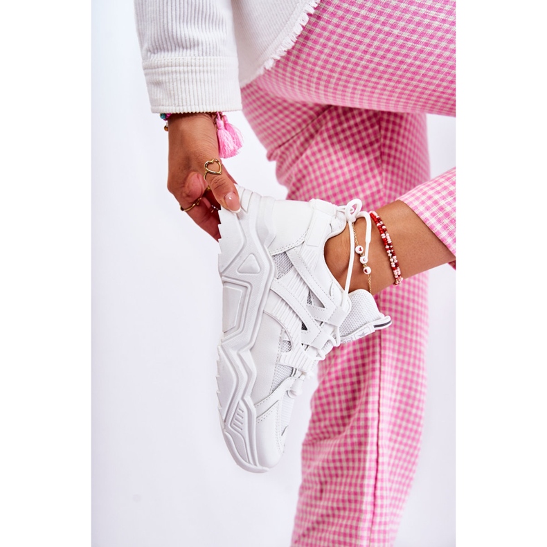 PE1 Naisten urheilukengät Sneakers White Daren valkoinen 2