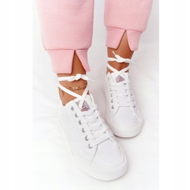 Big Star Naisten Eco-Nahka Lenkkarit Cross Farkut HH2R4001C Valkoinen 1