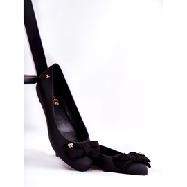 PH1 Naisten kumiballerina-rusetti, musta Fergie 5