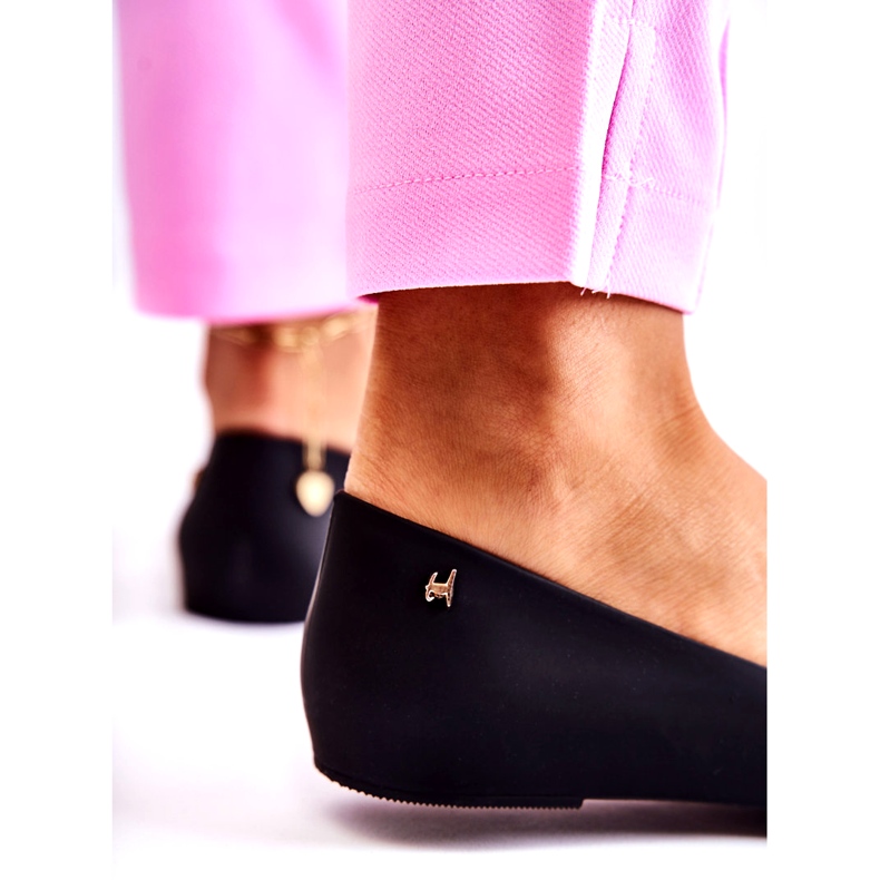 PH1 Naisten kumiballerina-rusetti, musta Fergie 2