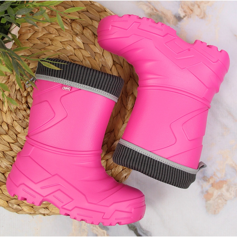 Pinkit Befado tyttöjen kalossit irrotettavalla lämmittimellä vaaleanpunainen 2