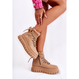 FB3 Muodikkaat naisten nilkkurit beige La Blanca 1