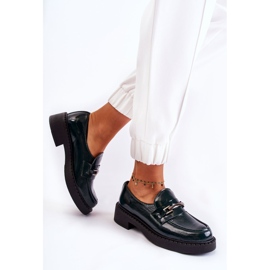 Lakatut kengät vihreällä Hestill-hopeakoristeella 2