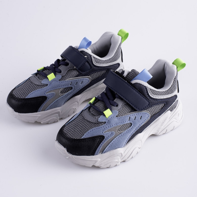 Shelovet poikien tennarit paksulla sinisellä alustalla laivastonsininen sininen monivärinen 2