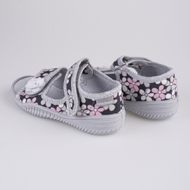 Tyttöjen tossut Viggami Emilka kukkia laivastonsininen monivärinen 1