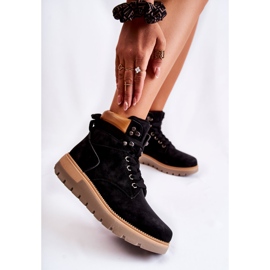 FB3 Nahkasaappaat mustalla Ressa-alustalla 2