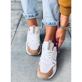 Montse Khaki kouluttimet valkoinen 1