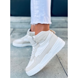 Tiago Beige korkeat lenkkarit valkoinen 1