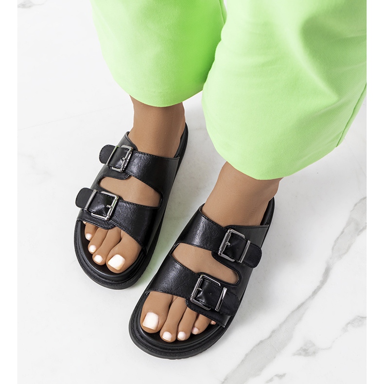 BM Grayson naisten mustat tossut 1