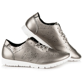 Hopeiset lenkkarit harmaa 1