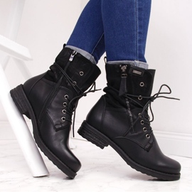 Naisten nauhoitustyöt vetoketjulla, musta Jezzi 1