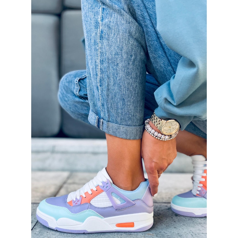 Inika Multi Purple lenkkarit valkoinen violetti oranssi monivärinen vihreä 1