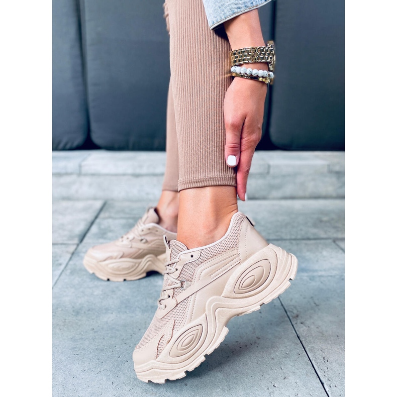 Janna Khaki valmentajat beige 1