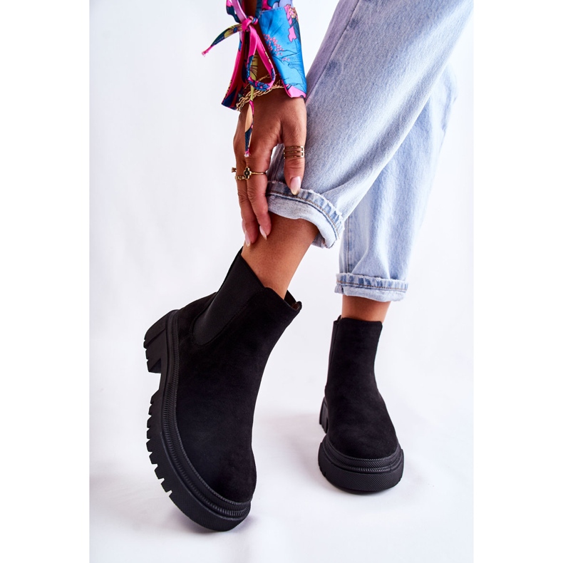 PS1 Mustat Lorea Suede -saappaat 1