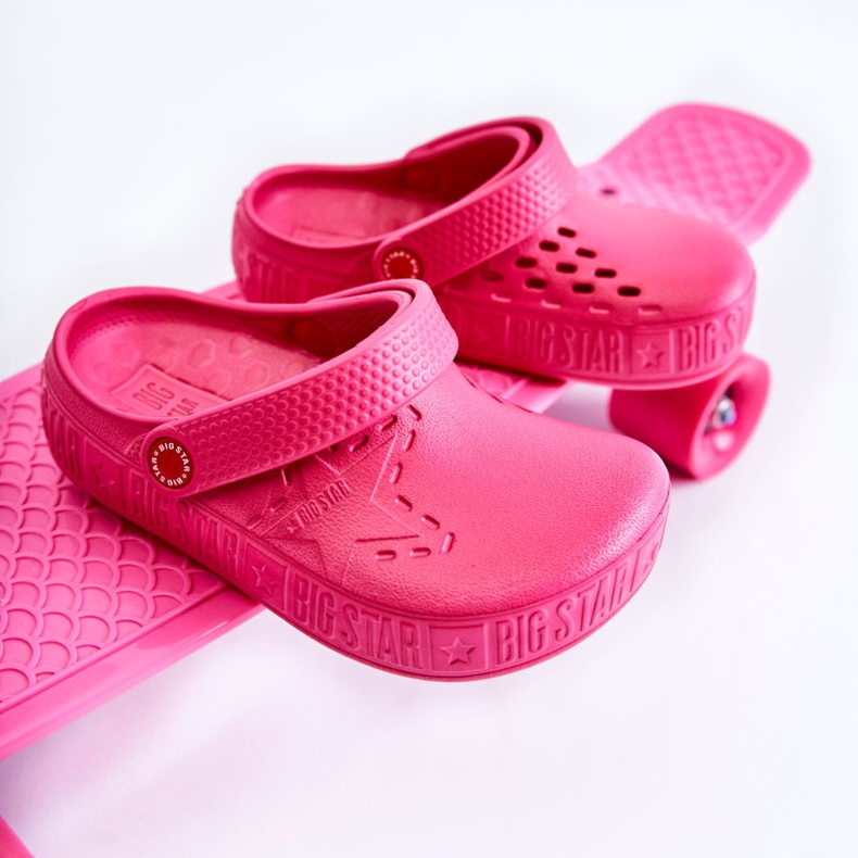 Lasten kevyet tossut Kroks Big Star II375006 Fuksia vaaleanpunainen 2