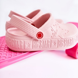 Lasten kevyet tossut Kroks Big Star II375007 Pinkki vaaleanpunainen 2