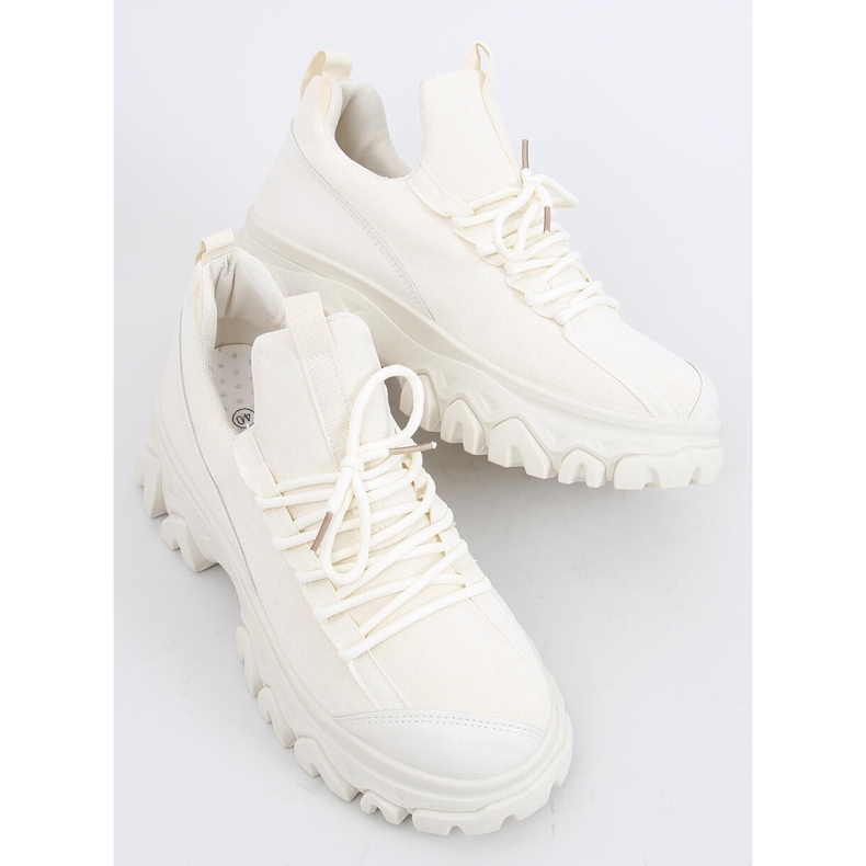 Huggy Beige korkeapohjaiset urheilukengät 2