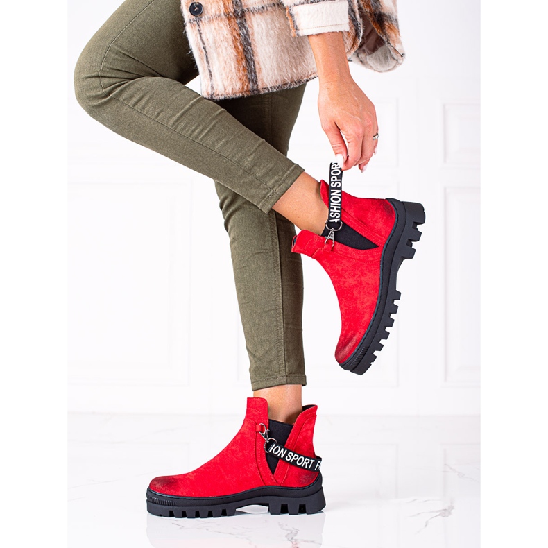 W. Potocki Potockin punainen mokkanahka työntekijät 1