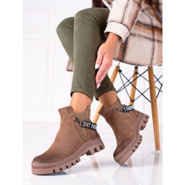 W. Potocki Beige mokkanahka Potocki työntekijät ruskea 1