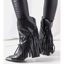 Wandon mustat cowboysaappaat 1