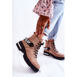 PS1 Mokkanahkaiset lämpimät saappaat vyöllä Ruskea Aurelio beige 1 PS1 Mokkanahkaiset lämpimät saappaat vyöllä Ruskea Aurelio beige 1