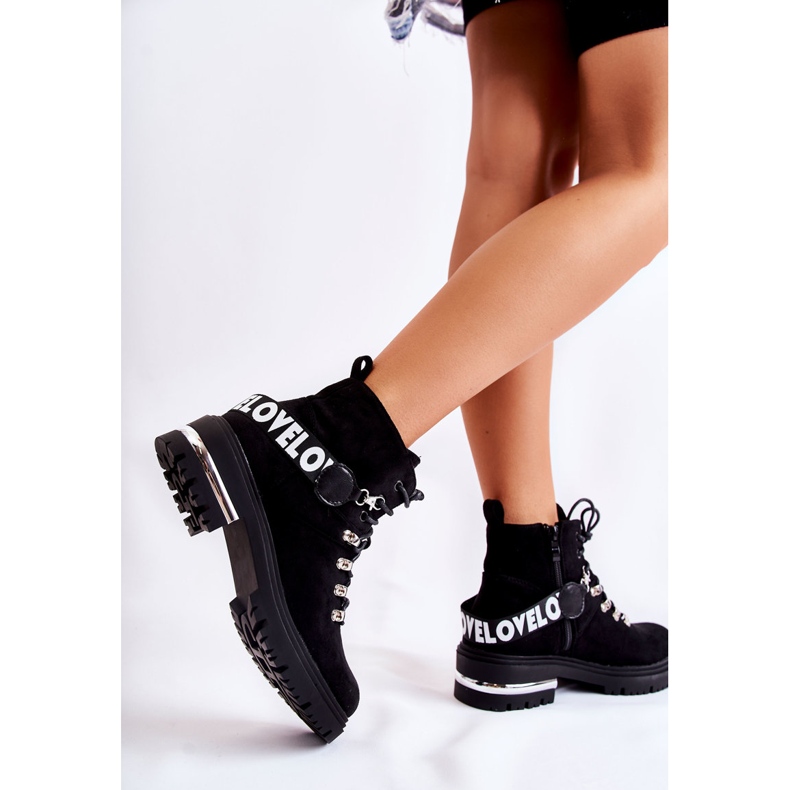 PS1 Mokkanahkaiset lämpimät saappaat vyöllä Musta Aurelio 2 PS1 Mokkanahkaiset lämpimät saappaat vyöllä Musta Aurelio 2