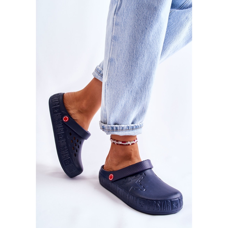 Naisten kevyet tossut Kroks Big Star II275002 laivastonsininen 2