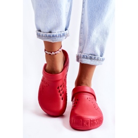 Naisten kevyet tossut Kroks Big Star II275004 punainen 1