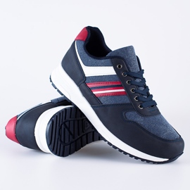 Mukavat tummansiniset Shelovet miesten urheilukengät laivastonsininen 1