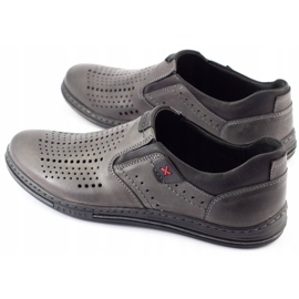 Polbut Miesten Brogues 401 Summer Grey harmaa 1