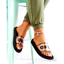 Naisten tossut Big Star JJ274639 musta 4