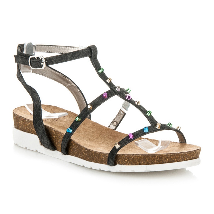 KYLIE Wedge sandaalit musta 1